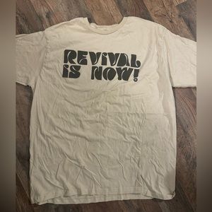 Beige “Revival is Now” T-shirt